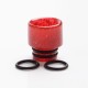 Authentic Reewape AS115E 510 Drip Tip for RDA / RTA / RDTA / Sub-Ohm Tank Atomizer - Red, Resin, 13mm