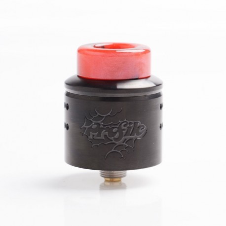 [Ships from Bonded Warehouse] Authentic Wotofo Profile 1.5 RDA Rebuildable Dripping Atomizer w/ BF Pin - Black, SS, 24mm