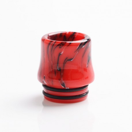 Authentic Reewape AS268 810 Replacement Drip Tip for SMOK TFV8 /TFV12 Tank/Kennedy/Battle/Reload RDA - Red White, Resin, 17.5mm