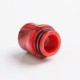 Authentic Reewape AS268 810 Replacement Drip Tip for SMOK TFV8 /TFV12 Tank/Kennedy/Battle/Reload RDA - Red White, Resin, 17.5mm