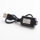 eGo 450mA Fast USB Charger with Cord for eGo K / Kumiho eGo-C / Vision eGo Spinner Battery - Black