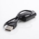 eGo 450mA Fast USB Charger with Cord for eGo K / Kumiho eGo-C / Vision eGo Spinner Battery - Black