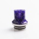 Authentic Reewape AS281TS 810 Replacement Drip Tip for SMOK TFV8 / TFV12 Tank / Kennedy /Battle/Reload RDA - Purple, Resin, 20mm