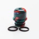 Authentic Reewape AS262 510 Replacement Drip Tip for RDA / RTA / RDTA / Sub-Ohm Tank Vape Atomizer - Red Green, Resin, 14mm