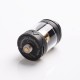 Authentic Cool Vapor Lava 1.5 Sub-Ohm Tank Atomizer Clearomizer - Black, Stainless Steel + Glass, 4.6ml, 24mm Diameter