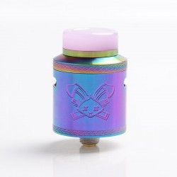 [Ships from Bonded Warehouse] Authentic Hellvape Dead Rabbit V2 RDA Rebuildable Dripping Atomizer w/ BF Pin - Rainbow, SS, 24mm