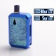 Authentic Blitz Realm 30W 1100mAh VW Box Mod Pod System AIO Vape Starter Kit - Sage Blue, 2ml / 3.5ml, 5~30W