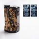 Authentic DOVPO Topside Dual 200W TC VW Variable Wattage Squonk Box Mod - Black + Gold, 10ml, 5~200W, 2 x 18650