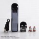 Authentic Sense Herakles 40W 1500mAh VW Pod Mod Hybrid AIO System Vape Starter Kit - Gunmetal, Zinc Alloy + PC, 6ml, 5~40W