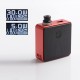 Authentic SXK Bantam Revision 30W VW Variable Wattage Box Vape Mod Kit w/o 18350 Battery - Red, 5~30W, 1 x 18350, SEVO-30