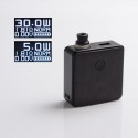 Authentic SXK Bantam Revision 30W VW Variable Wattage Box Mod Kit w/o 18350 Battery - Black, 5~30W, 1 x 18350, SEVO-30