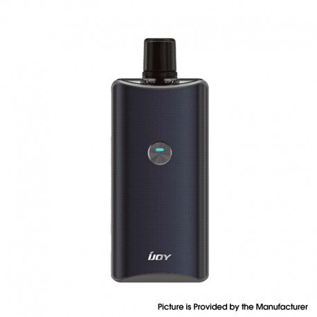 Authentic IJOY Saturn 16W 1100mAh Pod System Starter Kit - Black, Zinc Alloy + Stainless Steel, 3.0ml, 0.6ohm / 1.0ohm