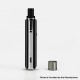 Authentic IJOY Saturn 16W 1100mAh Pod System Starter Kit - Black, Zinc Alloy + Stainless Steel, 3.0ml, 0.6ohm / 1.0ohm