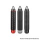 Authentic Har KRIS 650mAh Refillable Pod System Starter Kit - Red, Zinc Alloy + Leather, 2.0ml, 1.8ohm