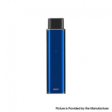 Authentic IJOY Luna 11W 350mAh AIO Pod System Starter Kit - Ocean Blue, Zinc Alloy + Curved Glass + PCTG, 1.4ml, 1.1ohm