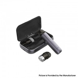 Authentic IJOY MIPO 10.5W 200mAh Pod System Starter Kit w/ 1000mAh Charging Bank Case - Sky Grey, 1.4ml, 1.4ohm