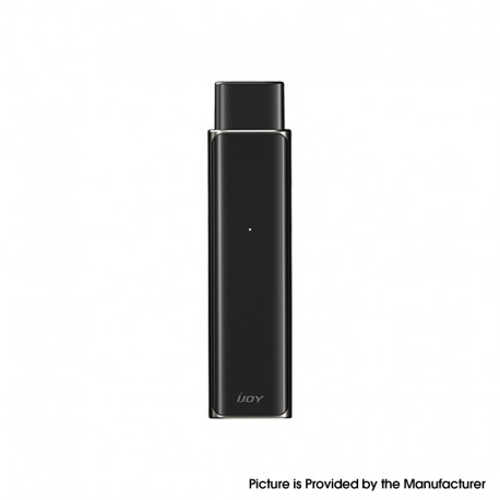 Authentic IJOY Luna 11W 350mAh AIO Pod System Starter Kit - Midnight Black, Zinc Alloy + Curved Glass + PCTG, 1.4ml, 1.1ohm