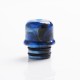 Authentic Reewape AS262 510 Replacement Drip Tip for RDA / RTA / RDTA / Sub-Ohm Tank Vape Atomizer - Blue Black, Resin, 14mm