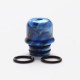 Authentic Reewape AS262 510 Replacement Drip Tip for RDA / RTA / RDTA / Sub-Ohm Tank Vape Atomizer - Blue Black, Resin, 14mm