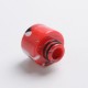 Authentic Reewape AS266 510 Replacement Drip Tip for RDA / RTA / RDTA / Sub-Ohm Tank Vape Atomizer - Red White, Resin, 15.5mm