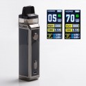 Authentic Voopoo VINCI X VW Box Mod Pod System Starter Kit - Space Gray, Zinc Alloy + PCTG, 0.3ohm / 0.6ohm, 5~70W, 1 x 18650