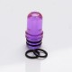 Authentic Reewape AS238 510 Replacement Drip Tip for RDA / RTA / RDTA / Sub-Ohm Tank Vape Atomizer - Purple, Resin, 19.5mm