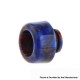 Authentic Mechlyfe Ratel XS 80W Rebuildable AIO Pod Kit Replacement 510 DTL Drip Tip - Blue, Resin, 11mm