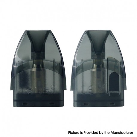 Authentic OBS Cube Pod System Kit Replacement Pod Cartridge w/ 1.4ohm Coil - Black, 4ml (2 PCS)