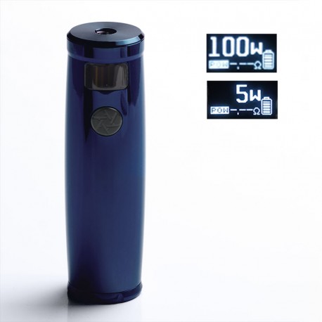 Authentic Uwell Nunchaku 2 100W TC VW Variable Wattage Mod - Blue, 5~100W, 1 x 18650 / 20700 / 21700