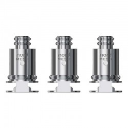 Authentic Blitz Realm 30W Pod Kit Replacement Nord Mesh Coil Head - Silver, 0.6ohm (16~22W) (3 PCS)