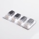 Authentic OVNS JC01 Pod Vape Kit Replacement Pod Cartridges w/ 1.5ohm Coil - Transparent + Black, 0.7ml (4 PCS)