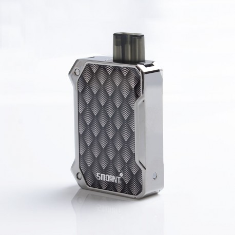 Authentic Smoant Battlestar Baby 750mAh Box Mod Pod System Starter Kit - Gun Metal, 2ml, 0.6ohm / 1.2ohm