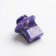 Authentic Reewape AS281S 510 Replacement Drip Tip for RDA / RTA / RDTA / Sub-Ohm Tank Atomizer - Purple, Resin, 18mm