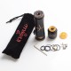 Authentic Acevape Arjuna Hybrid Mechanical Mech Mod Vape Kit + Pasopati RDA Atomizer - Black, Copper, 1 x 18650 / 20700 / 21700