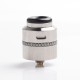Authentic Acevape Pasopati RDA Rebuildable Dripping Vape Atomizer - Silver, Stainless Steel, 25mm Diameter