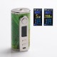 Authentic Ultroner GAEA 200W VW Variable Wattage Box Mod - Green, Stainless Steel + Stabwood, 5~200W, 2 x 18650