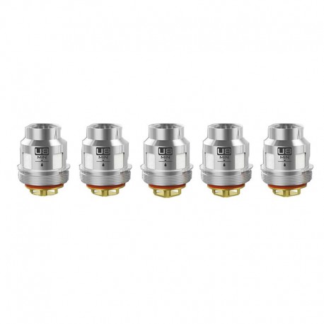 [Ships from Bonded Warehouse] Authentic Voopoo Uforce U8 Octuple Coil for Uforce / T1 Tank / T2 - 0.15ohm (70~130W) (5 PCS)
