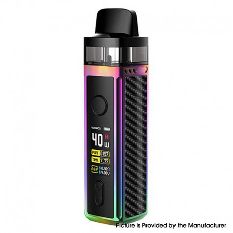 Authentic VOOPOO VINCI 40W 1500mAh VW Mod Pod System Starter Kit - Rainbow-Carbon Fiber, 5~40W, 5.5ml (Standard Edition)