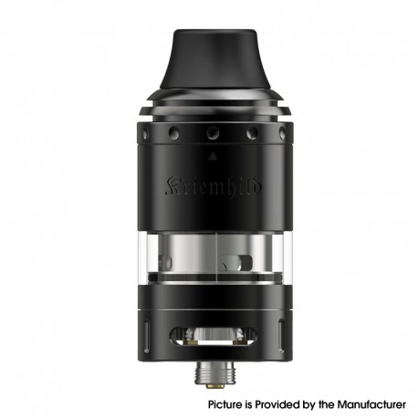 [Ships from Bonded Warehouse] Authentic Vapefly Kriemhild Sub Ohm Tank Atomizer - Black, SS+ Derlin + Glass, 5ml, 26mm