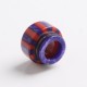 Authentic Reewape AS144 Replacement 810 Drip Tip for 528 Goon / Kennedy / Battle / Mad Dog RDA - Purple + Red, Resin, 12mm