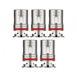 [Ships from Bonded Warehouse] Authentic Vaporesso Target PM80 DTL GTX NiCr Mesh Coil Head - Silver, 0.3ohm (32~45W) (5 PCS)
