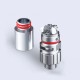 Authentic SMOKTech SMOK RPM80 / RPM80 Pro Pod System Kit Replacement RGC RBA Clapton Fe-Cr /NiCr Coil Head - Silver, 0.6ohm