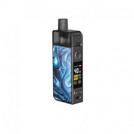 Authentic Voopoo Navi 40W 1500mAh VW Mod Pod Triple Airflow System Starter Kit - Mazarine, Zinc Alloy, 0.45 / 0.6ohm, 5~40W