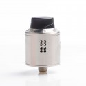 Authentic Dovpo Variant RDA Rebuildable Dripping Vape Atomizer w/ BF Pin - Silver, Stainless Steel, 25mm Diameter