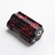 Authentic DOVPO Topside Dual 200W TC VW Variable Wattage Squonk Box Mod - Black + Red, 10ml, 5~200W, 2 x 18650