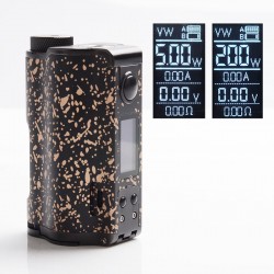 [Ships from Bonded Warehouse] Authentic DOVPO Topside Dual 200W TC VW Squonk Box Mod - Black + Gray, 10ml, 5~200W, 2 x 18650