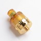 Authentic asMODus ANANI MTL RTA Rebuildable Tank Vape Atomizer - Gold, Stainless Steel + Ultem, 2.0ml, 24mm Diameter