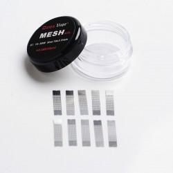 Authentic Damn MESH MTL A1 Wire Mesh Sheet for Intense DL / MTL RDA - Silver, 16 x 3.5mm, 0.18ohm, (15~30W) (10 PCS)