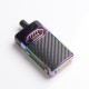 Authentic Hellvape GRIMM 30W 1200mAh VW Box Mod Pod System Starter Kit - Rainbow Carbon Fiber, 3ml, 0.7ohm / 1.2ohm, 5~30W