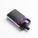 Authentic Hellvape GRIMM 30W 1200mAh VW Box Mod Pod System Starter Kit - Rainbow Carbon Fiber, 3ml, 0.7ohm / 1.2ohm, 5~30W